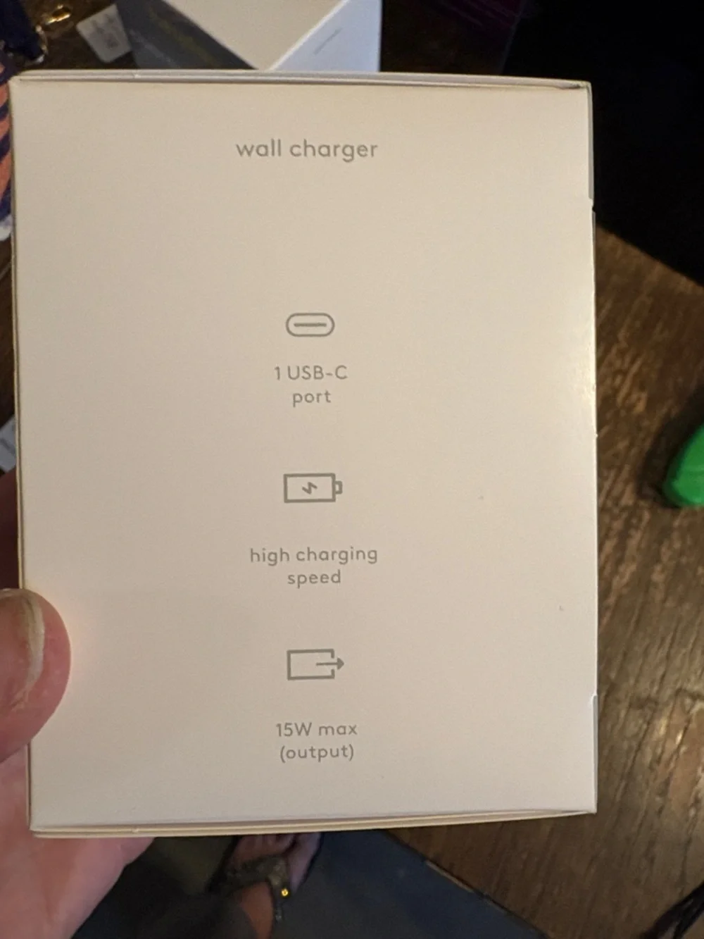 heyday Green Frog Wall Charger with Pink Accents